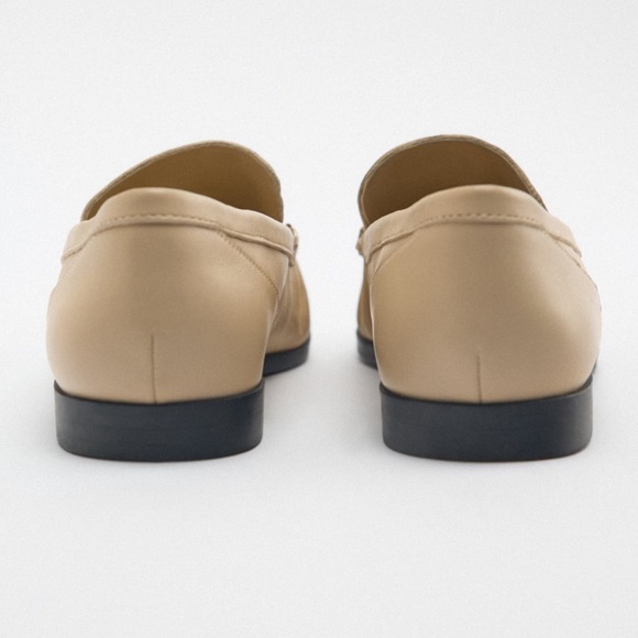 NWT Zara Leather Loafers - Picture 8 of 14